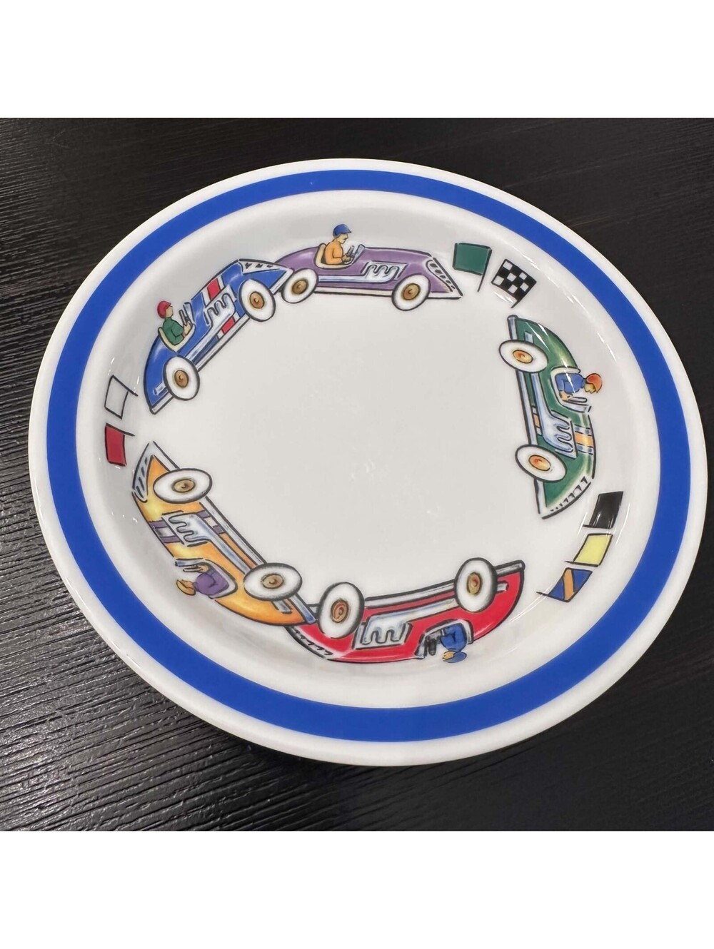Tiffany & Co. Tiffany Race Cars 2002 Porcelain Plate Made In Japan EUC
